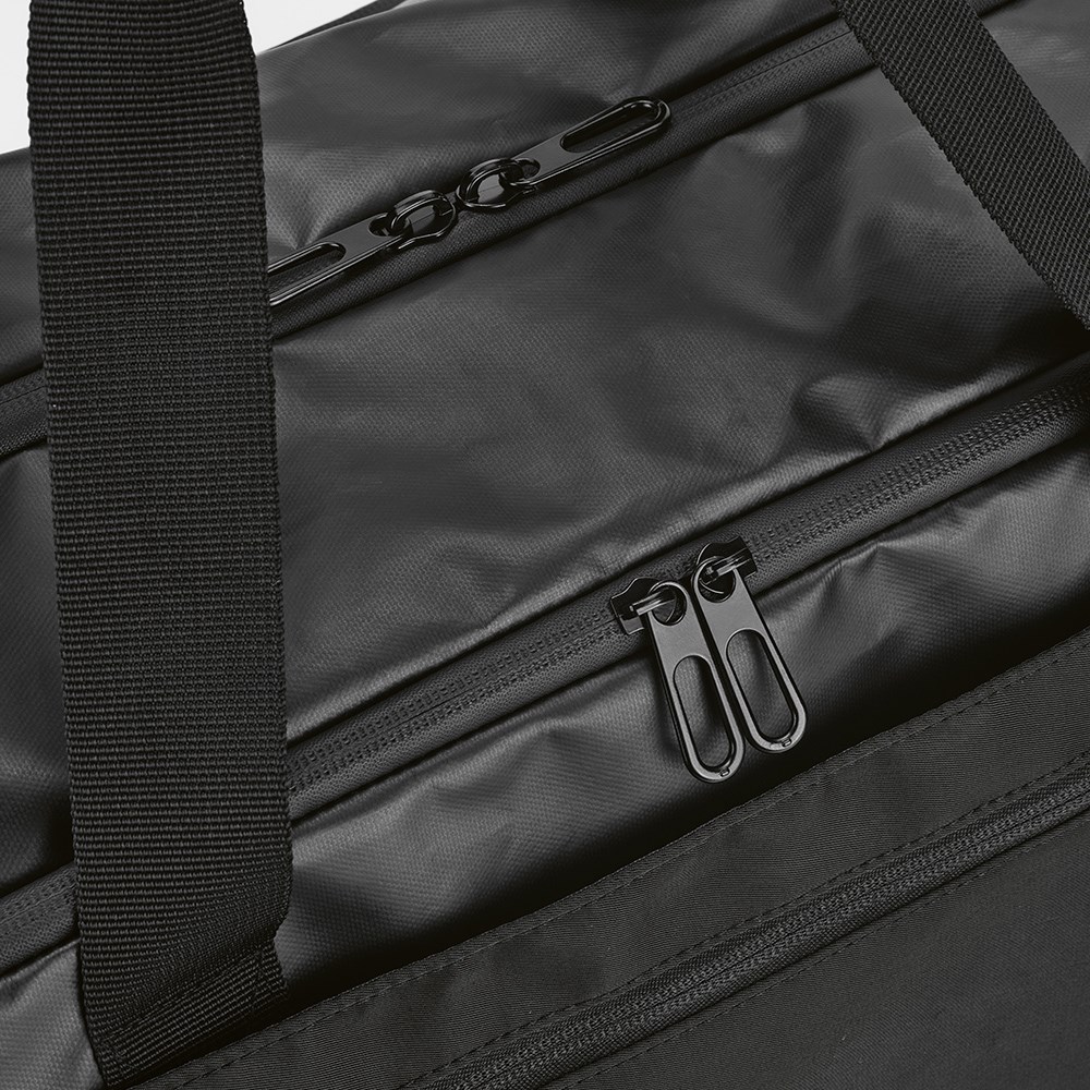 Sac sport Istanbul 33L en rPET, fermetures Zip étanches - Noir