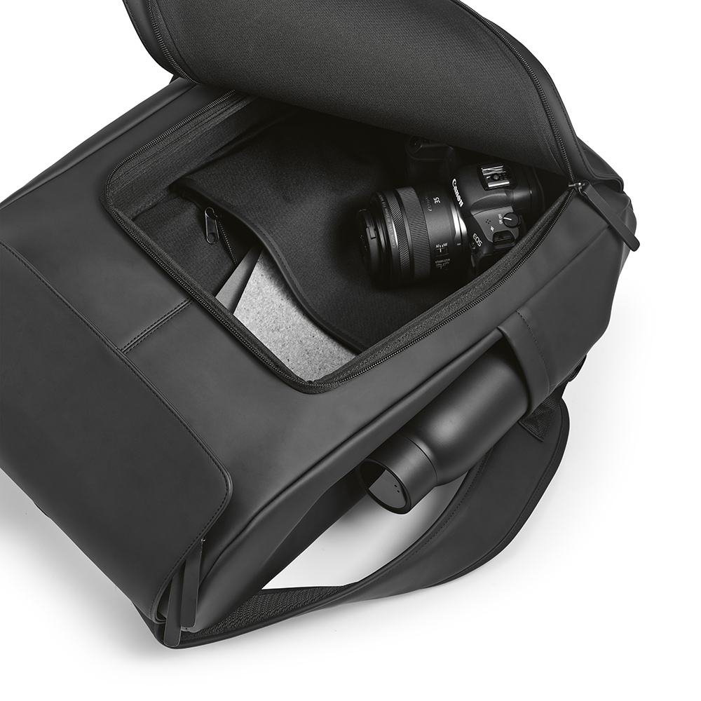 Sac à dos Lisbon 20L rPU Poche ordinateur 15,6" - Noir