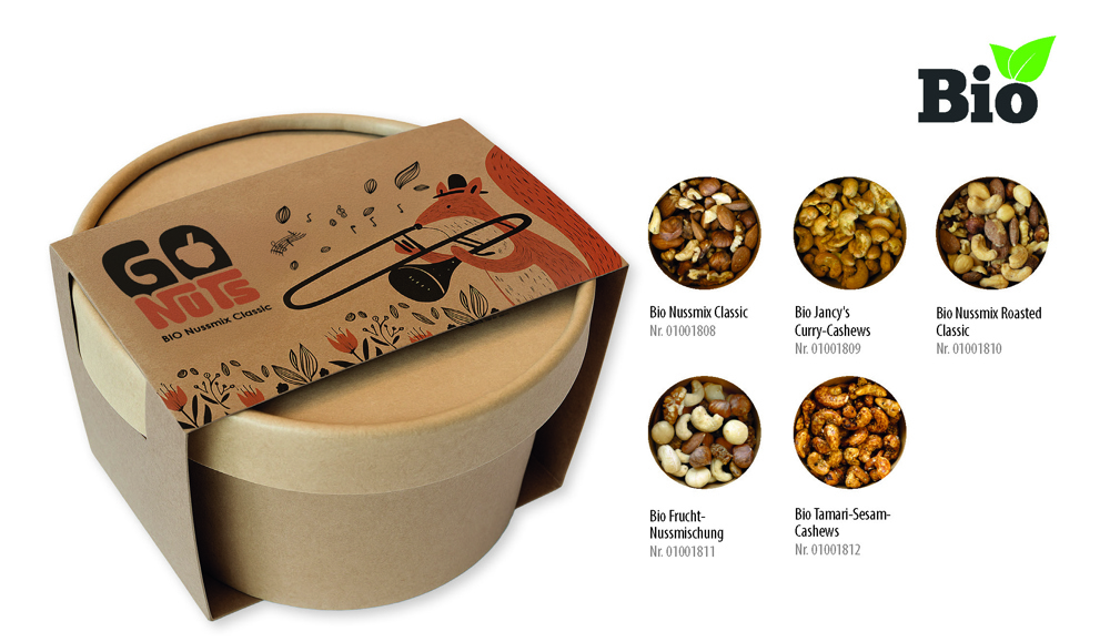 BIO Snack Cup 70 g , Inhalt: BIO Frucht-Nuss-Mischung Beerenmix