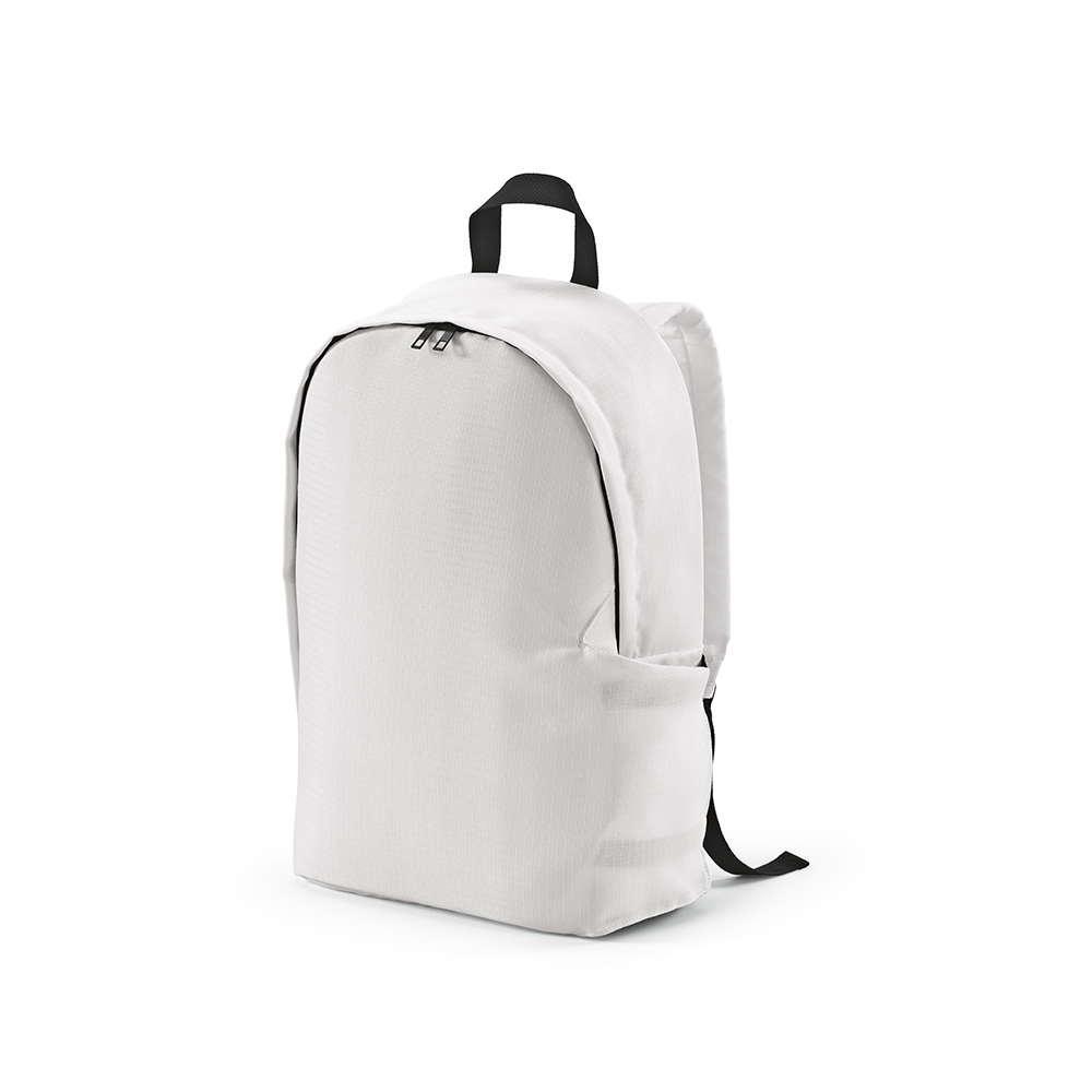Sac à dos Tallinn 23L rPET ripstop. Poche ordinateur 17" - Blanc