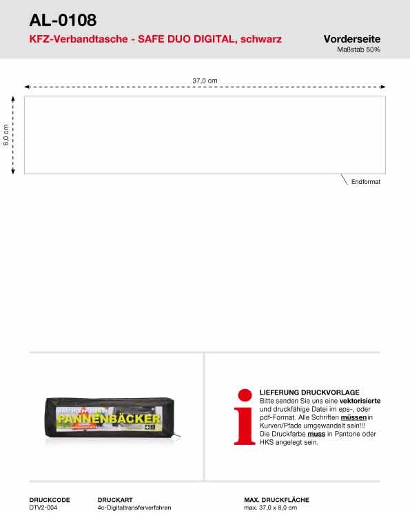 Allflash Kfz-Verbandtasche Safe Duo Digital