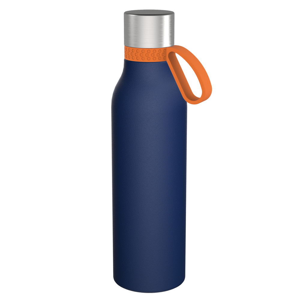 Trinkflasche RETUMBLER-myTOULON II 820 - orange, dunkelblau