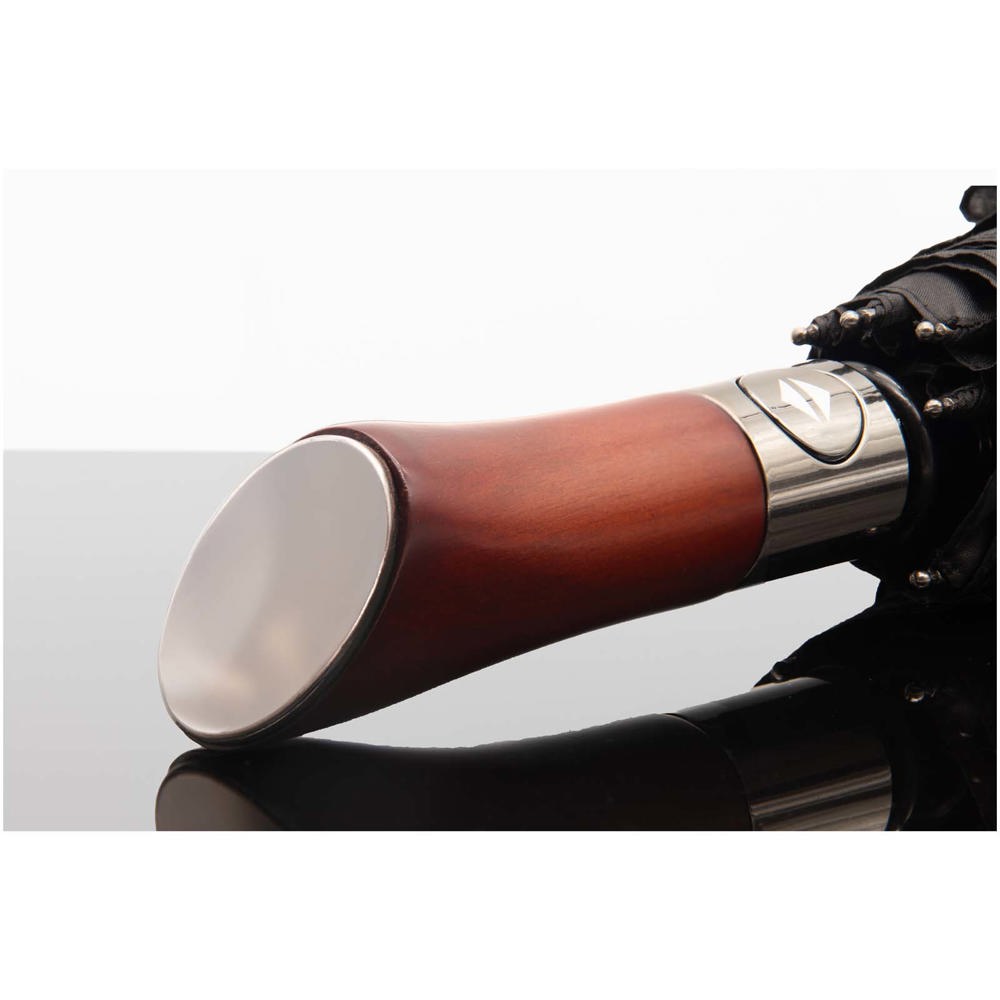 SCX.design R03 Vollautomatik Kompaktregenschirm mit Holzgriff 